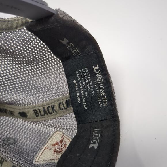 Black Clover Snapback Trucker Cap Blue One Size Adjustable Mesh Back 110 - Picture 9 of 10